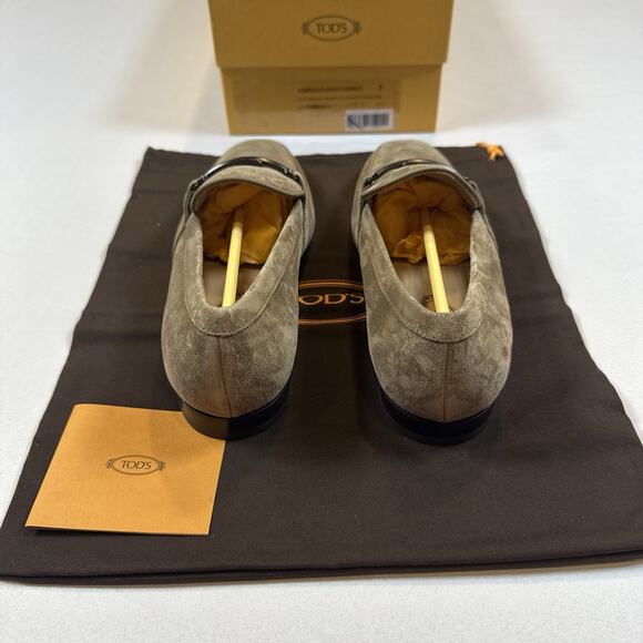 Tod’s MOCASSINO DOPPIA T FONDO CUOIO Loafers Size 7UK/8.5US New In Box MSRP $925 main image 8
